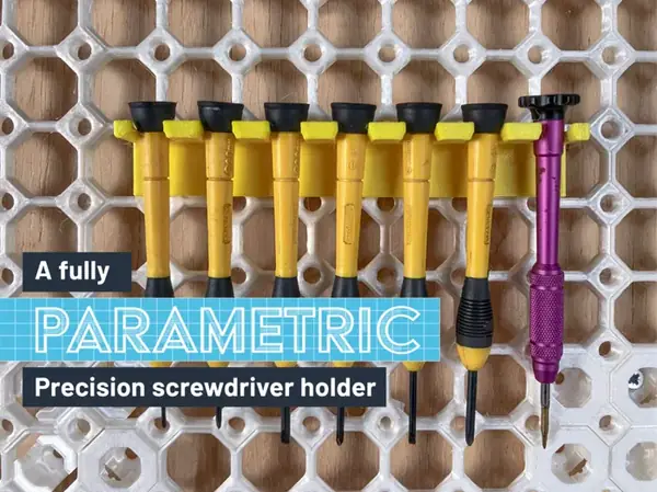 Custom Multiboard Precision Screwdriver Holder